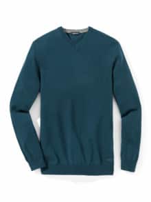 Premium Cashmere-Pullover Smaragd