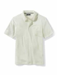 Tausend-Poren-Polo Cremeweiß