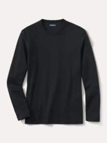 Langarm Zu schade für Drunter-Shirt Schwarz