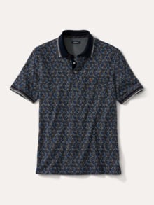 Extraglatt-Polo Bicolor Druck