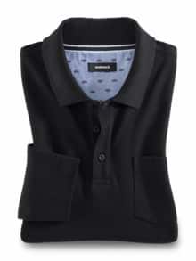 Pique-Polo Pima Cotton Schwarz