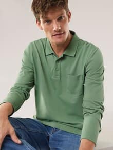 Pique-Polo Pima Cotton Lindgrün