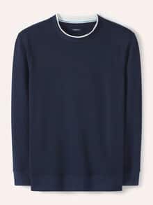 Leicht-Sweatshirt Marine