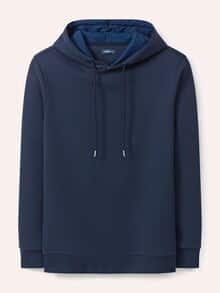 Easycare Kapuzen-Sweatshirt Marine