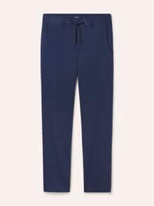 Chino aus elastischem Material Marine