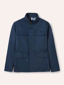 Multitaschen Jacke Marine