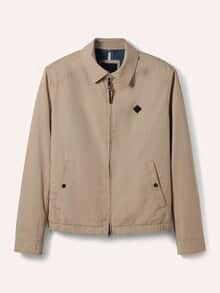 Baumwoll Blouson Beige