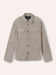 Velourslederhemdjacke Kitt