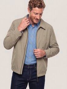 Wasserabw. Blouson aus Microfaser Beige