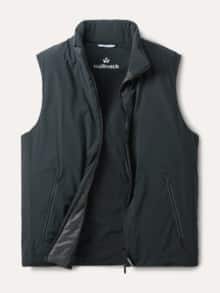 Daunen Hybrid Weste Schwarz