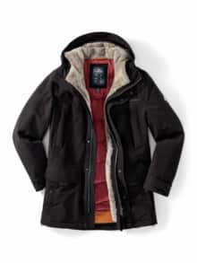 Aquastop Eisbrecher-Parka Schwarz