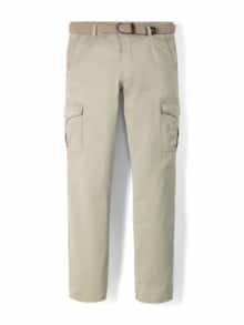 Extraglatt Gürtel-Cargo Beige