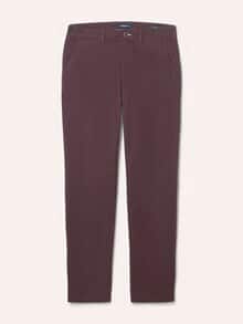 Chino aus Baumwollstretch Bordeaux