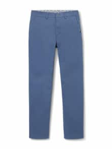 Baumwoll-Chino Diamant Ozeanblau