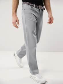 Extraglatt-Stretchbund Five Pocket Mittelgrau