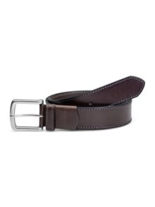 Büffelleder-Dehngürtel Braun