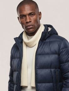 Merino-Schal Beige