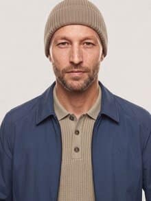 Cashmere Mütze Beige