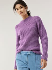 KERO Alpaka-Pullover Cyclam