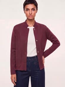 Milano Strickjacke Merlot