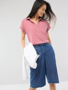 Poloshirt Edelmodal Rosenholz