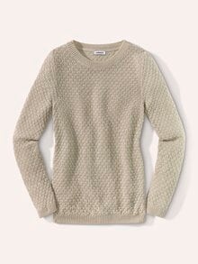 Edelgarn-Pullover Lino Natur
