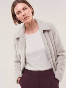 Flauschige Jacke Kitt