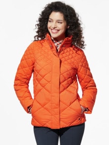 Steppjacke Stretchkomfort Kürbis