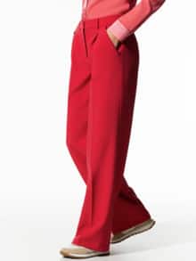 Marlene Hose Dunkelrot