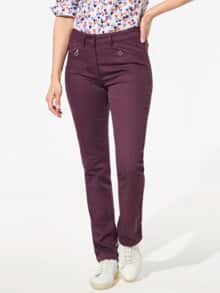 Powerstretch-Baumwollhose Cassis
