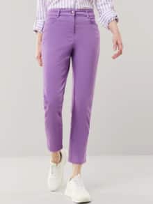 7/8-Baumwollhose Figurwunder Slim F Veilchen