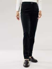 Five Pocket Cordhose Schwarz