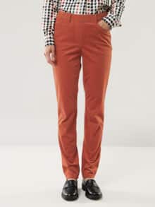 Schlupf Cordhose Zimt