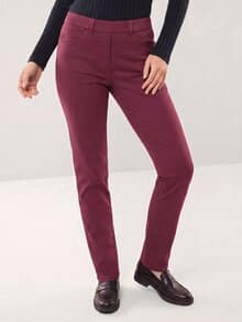 Thermo-Extraglatt Baumwollhose Merlot