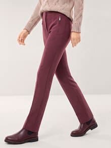 Hose aus Thermojersey Merlot