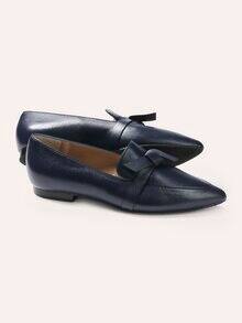 Soft Loafer mit Schleife Blau