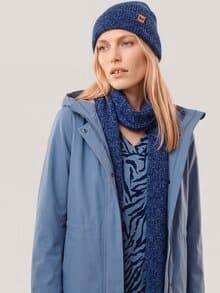 Strickmütze Marine Melange