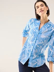 Perfect Match Bluse Jeansblau