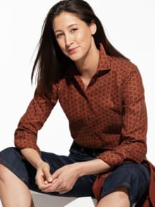 Thermoflanell-Hemdbluse Minimal Zimt