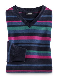 Streifen-Pullover Cashmere Touch Streifen-Pullover Cashmere Touch