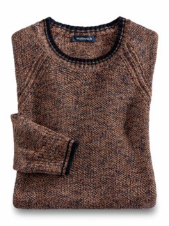 Mouline-Pullover Wabenstruktur Mouline-Pullover Wabenstruktur