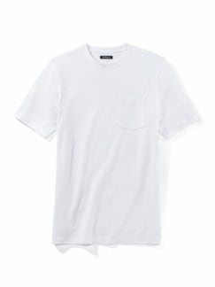 Extraglatt T-Shirt Weiß Detail 1