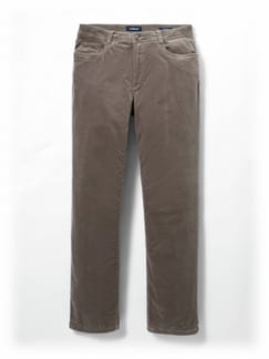 Premium-Cord Five-Pocket Taupe Detail 1