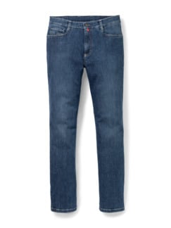 Extraglatt Flex Jeans Comfort Fit Mid Blue Detail 1