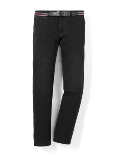 Gürtel-Jeans Modern Fit Black Detail 1