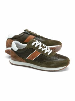 Komfort Perfo Sneaker Grün Detail 1