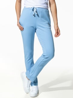 Baumwollstretch Hose Skyblue Detail 1