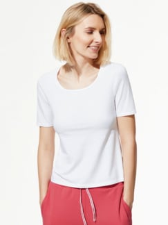 Soft Cotton-Shirt 2er Pack Weiß/Weiß Detail 1