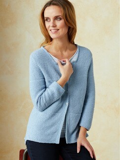 Feinboucle Strickjacke Feinboucle Strickjacke