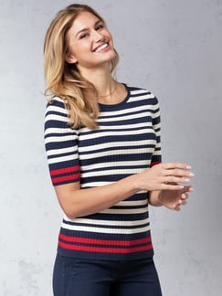Strickshirt Pima-Cotton Streifen Strickshirt Pima-Cotton Streifen